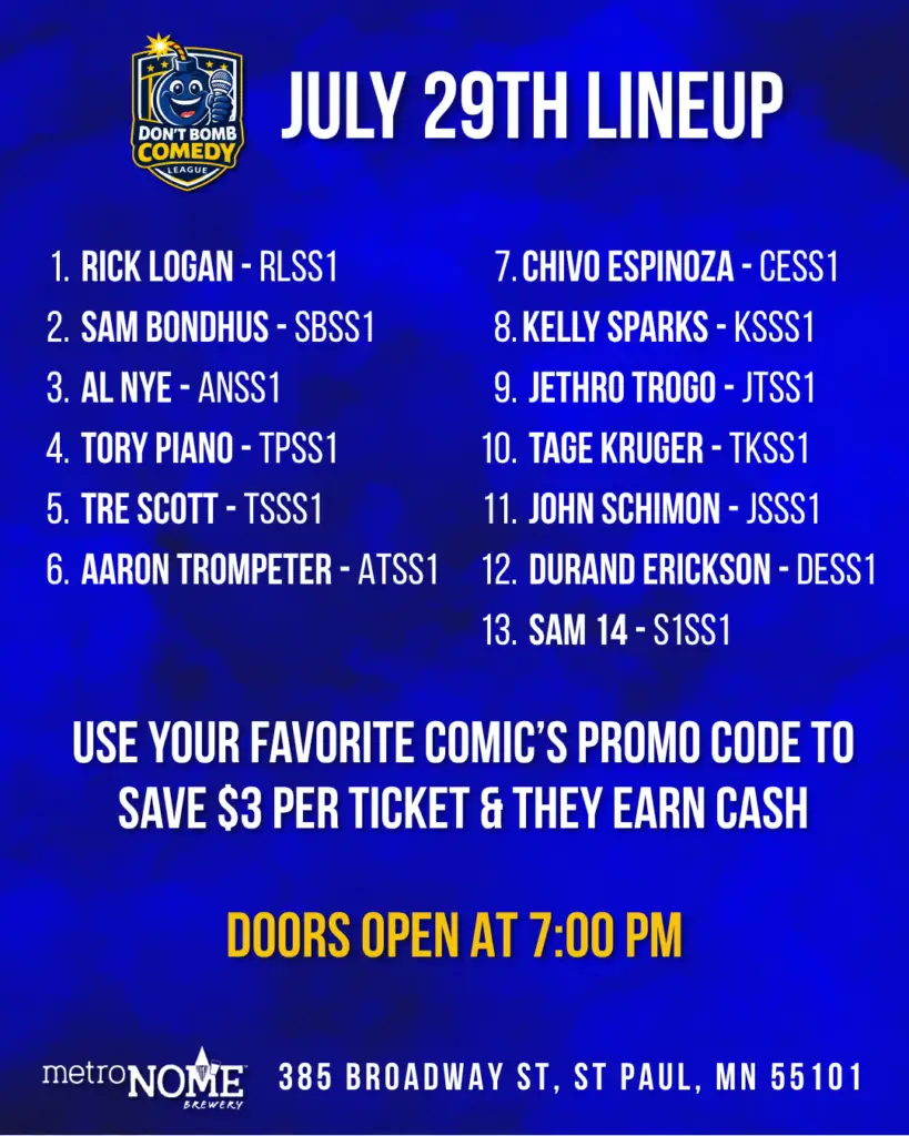Comic Lineup
